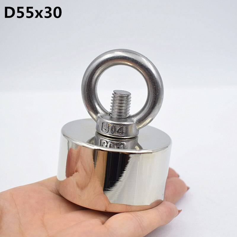 Neodymium magnet N52 D60x40 Super strong round magnet 250kg Rare Earth 60*40mm strongest permanent powerful magnetic steel cup: D55x30mm