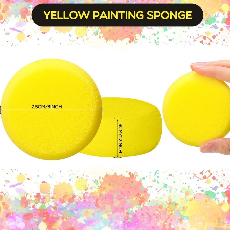 5-25 stuks multifunctionele schilder aardewerk ambachtelijke spons ronde aquarel sponzen set voor schmink polymeerklei keramisch gereedschap