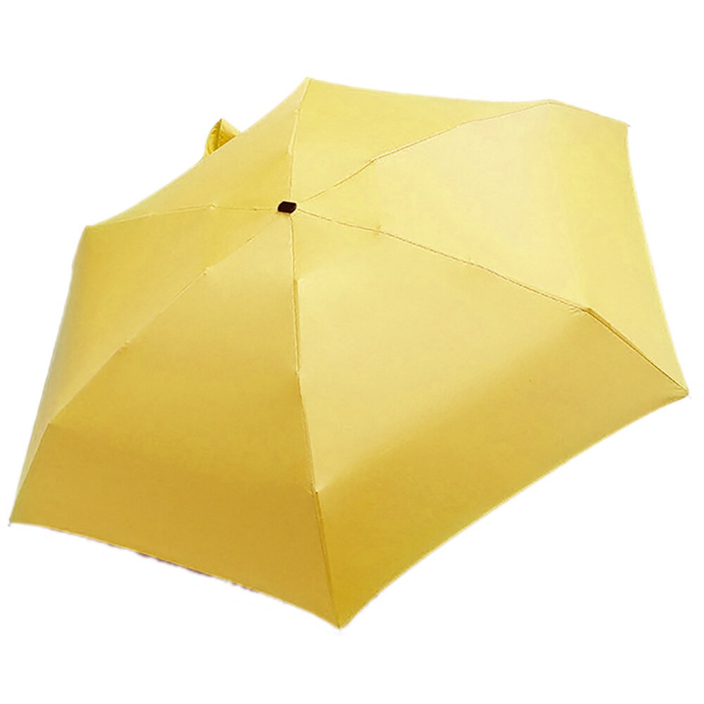 Pocket Portable Mini 1pc Foldable Children's Umbrella Double Windproof Rain Women Umbrellas Boys Beach Men's Sun Umbrella Girls: YE
