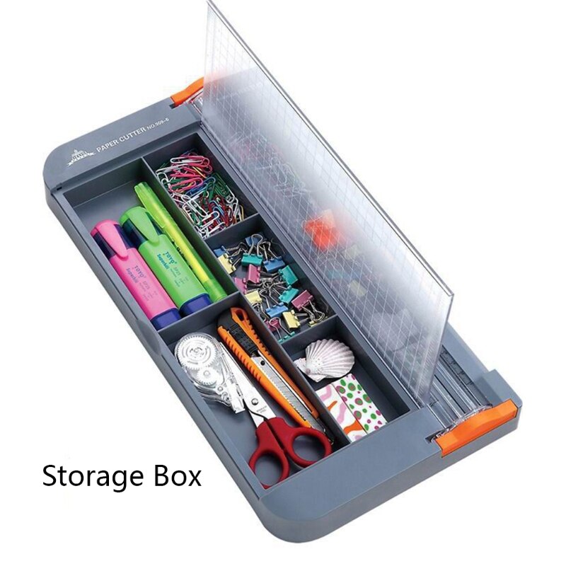 Manual A4 Paper Trimmer Cutter Multifunctional Storage Box Portable Guillotine