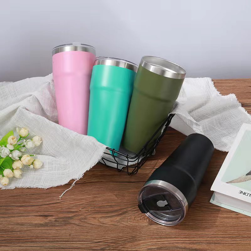 26oz Travel Stackable Cup Tumbler Stainless Steel Mug Ice Termo Double Wall Insulated Coffee Termo Caneca Termica Water Botella