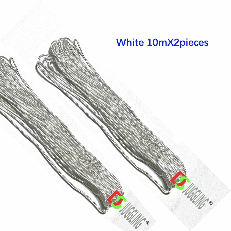 Corda per diabolo specializzata, cavo, corde hanno una corda speciale per diabolo con filo di nylon con nucleo in fibra: BIANCO
