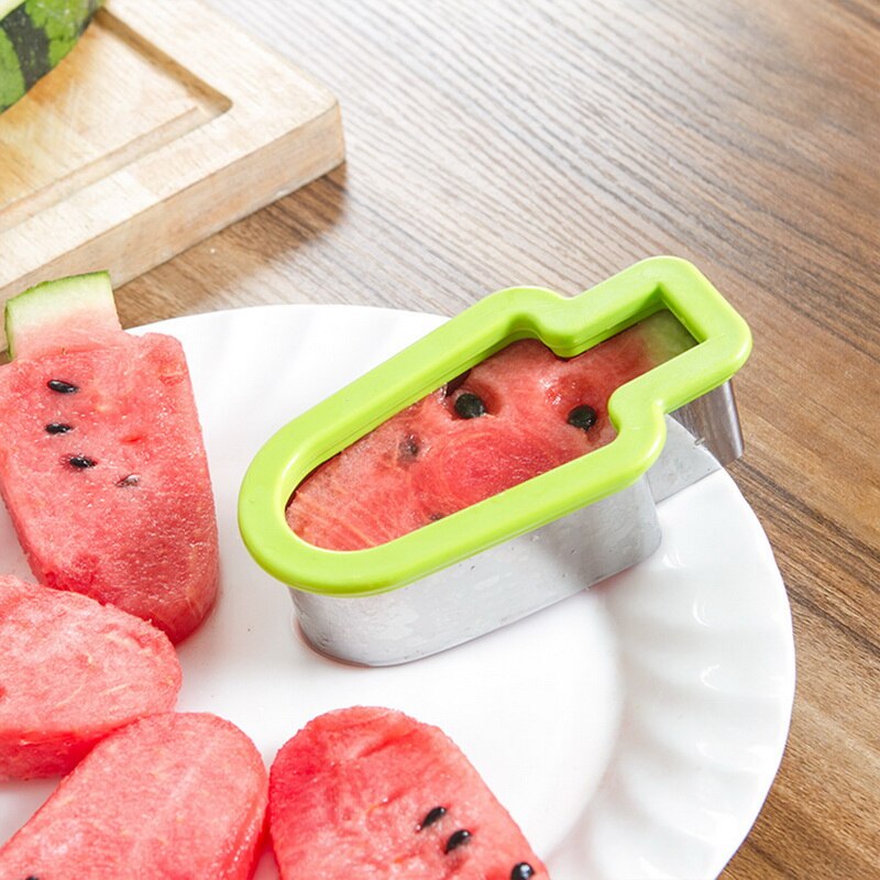 Watermelon Cutter Stainless Steel Cute Tree Cutting Watermelon Kitchen Gadgets Salad Fruit Slicer Cutter Tools