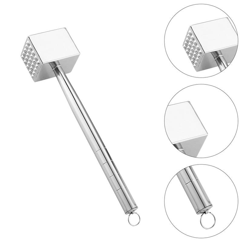 Mazo para carne duradero, mazo para carne para cocina, práctico y ergonómico, resistente, 1 unidad