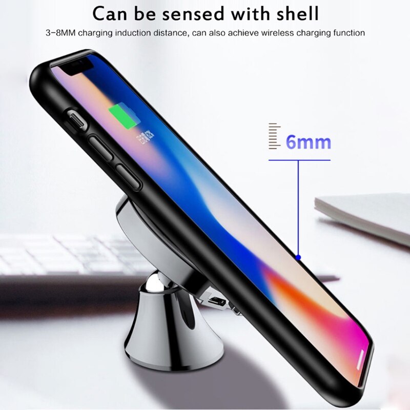 Car Fast Wireless Charger For -iPhone 8 XS 10W Car Wireless Charger For SamsungGalaxy S8 S9 S10 Note 9 Charger