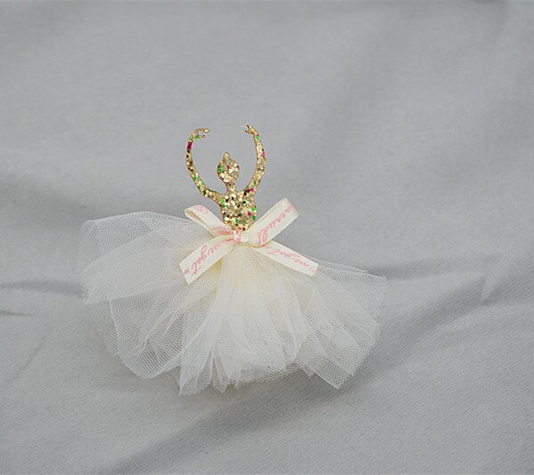 4 stks/partij 9.5x7.5 cm Kant rok ballet meisjes Applicaties Voor kinderen haar accessoires en DIY Kid patches: 2