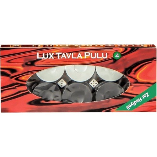 Mother of pearl Melamine Lux Backgammon Stamp-Dice