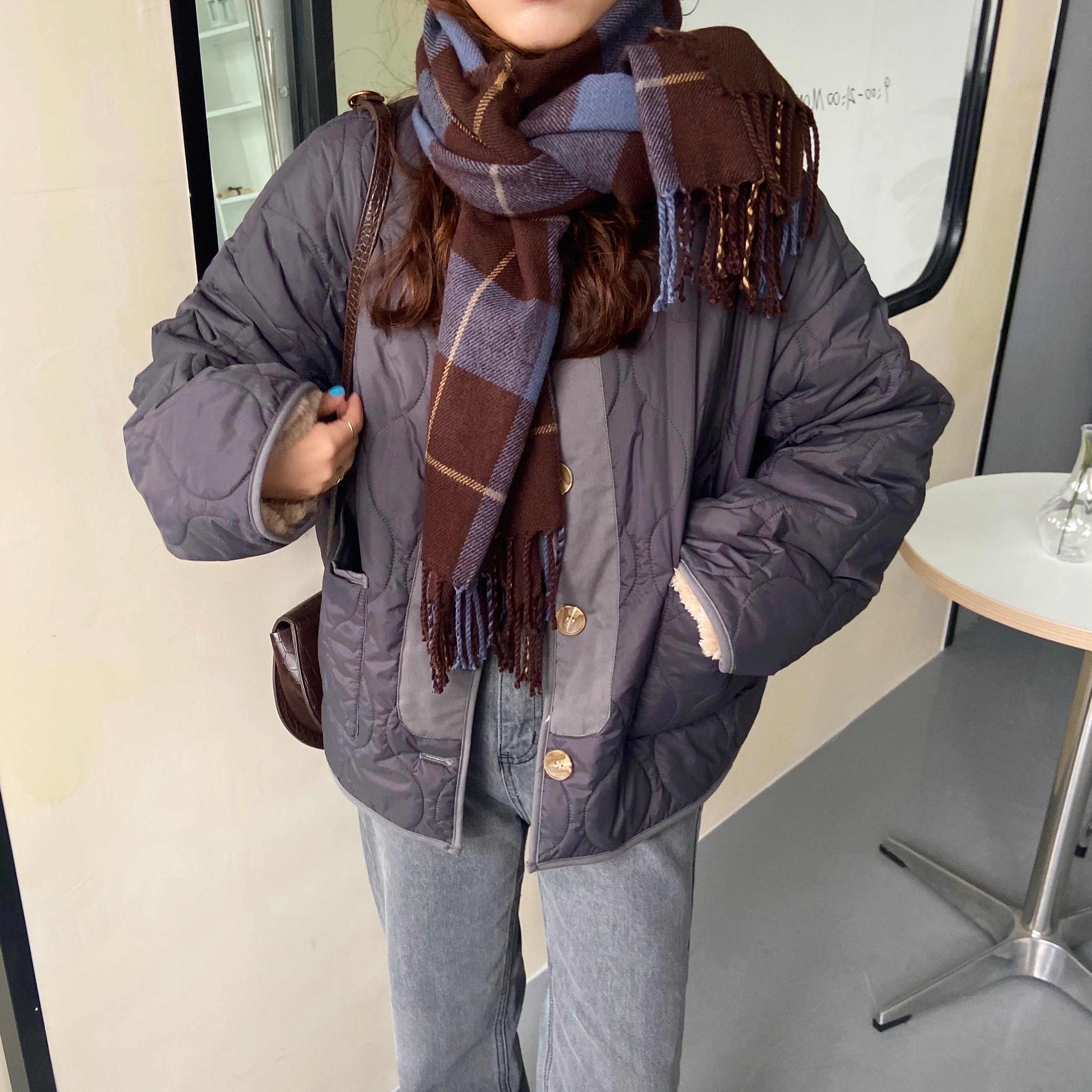 HziriP vêtement d'extérieur veste d'hiver OL vêtements de travail épais femmes Parkas Double usure Faux agneau laine doublure Parka femme manteau