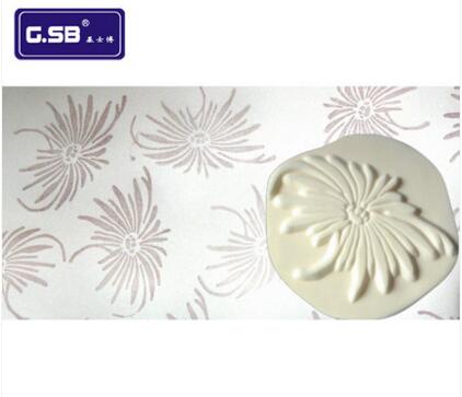 Spons stempel met verschillende vormen bloem patroon voor muurschildering | 6''inch 160mm 16 cm spons afdichting kit | NO.CT-07