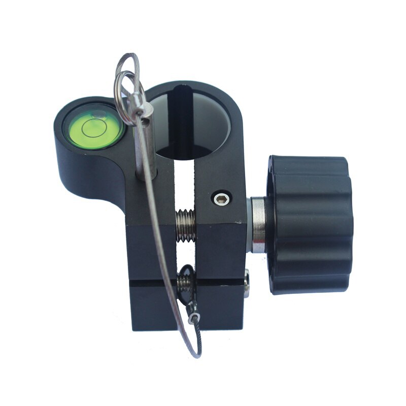 Élément de nivellement noir niveau de perles à bulles, niveau de haute précision pour CHCNAV GPS, tige de centrage en fibre de carbone, 25mm