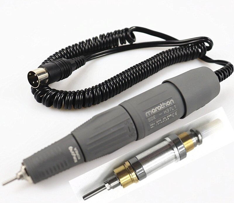 Strong 210 90 204 Marathon SDE-H37L1 105L Handle Spindle For Electric manicure machine Nail Drill Milling Cutters Accessories