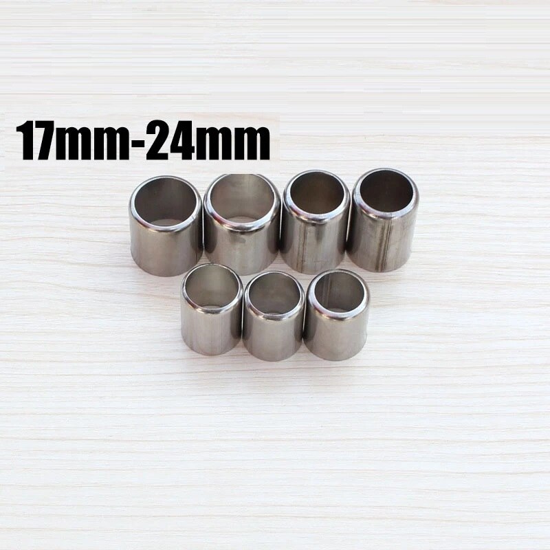 50pz-pacchetto strumenti di crimpatura per tubi flessibili ad alta pressione connettore di scarico per tubi in acciaio inossidabile raccordo per tubi da 11.5MM -18MM