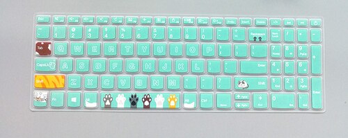Keyboard Cover Protector Skin For Lenovo IdeaPad 15S ARE Notebook Keyboard Film 15.6-inch Protective Film Cute: type9