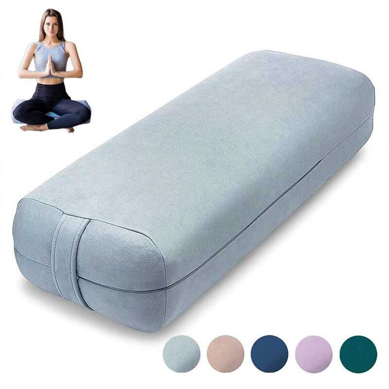 Vierkante Yoga Bolster Kussen Ondersteunende Bolster Body Kussen Meditatie Kussen Met Handvat Slaap Kussen Yoga Accessoires
