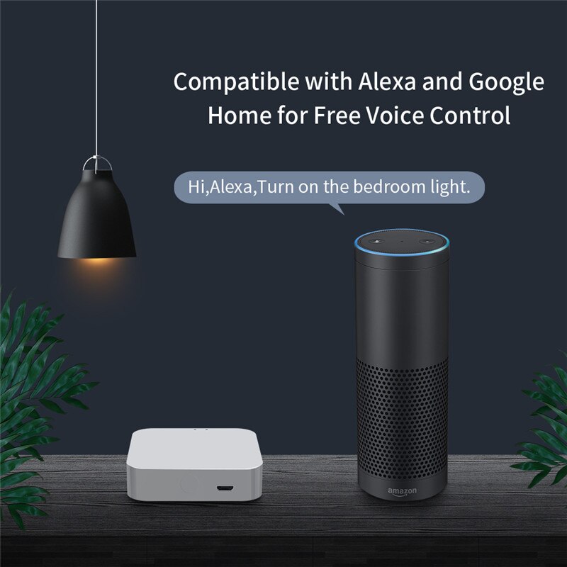 Tuya zigbee gateway hub smart wifi hjem bro smart liv trådløs fjernbetjening stemmestyring arbejde med alexa google hjem