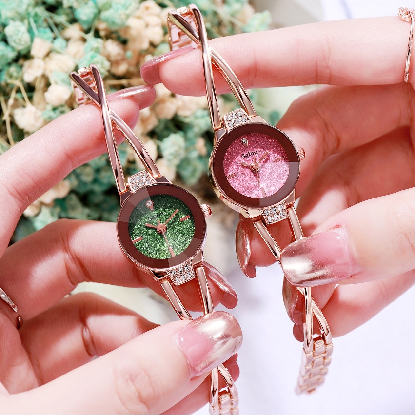 Dameshorloge dames luxe sterrenhemel roségoud horloges dames roestvrij staal diamant polshorloge klok