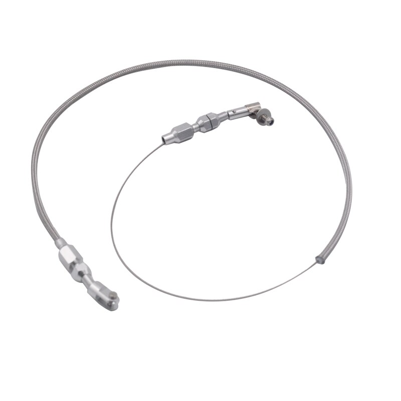 24 Inch Throttle Cable Braided Stainless Steel Universal Accelerator for Mopar Ford GM Chevrolet