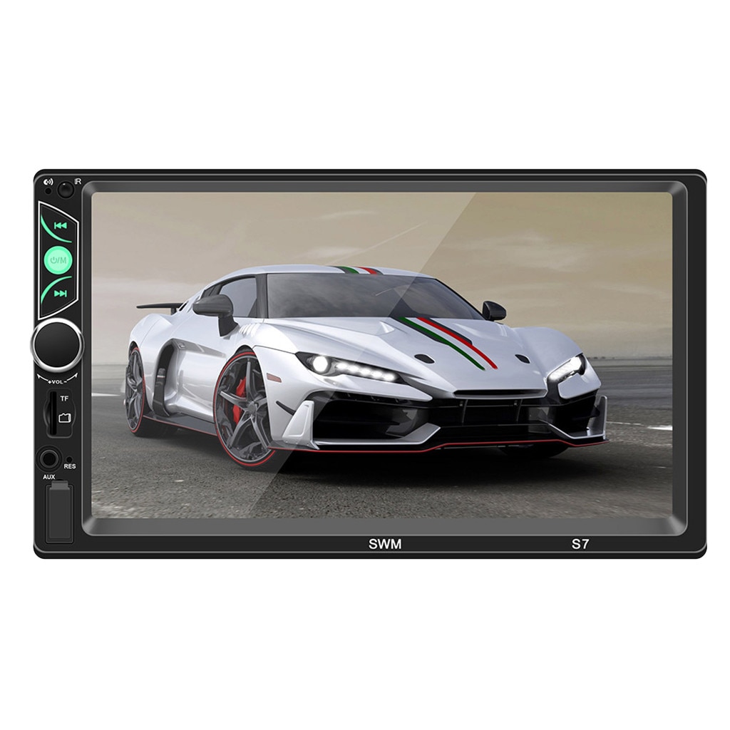 7 pouces Hd tactile-grand écran voiture Bt Mp5 lecteur voiture Mp3 carte Fm avec Dvd vidéo entrée Internet Mobile 1024x600 # LR1