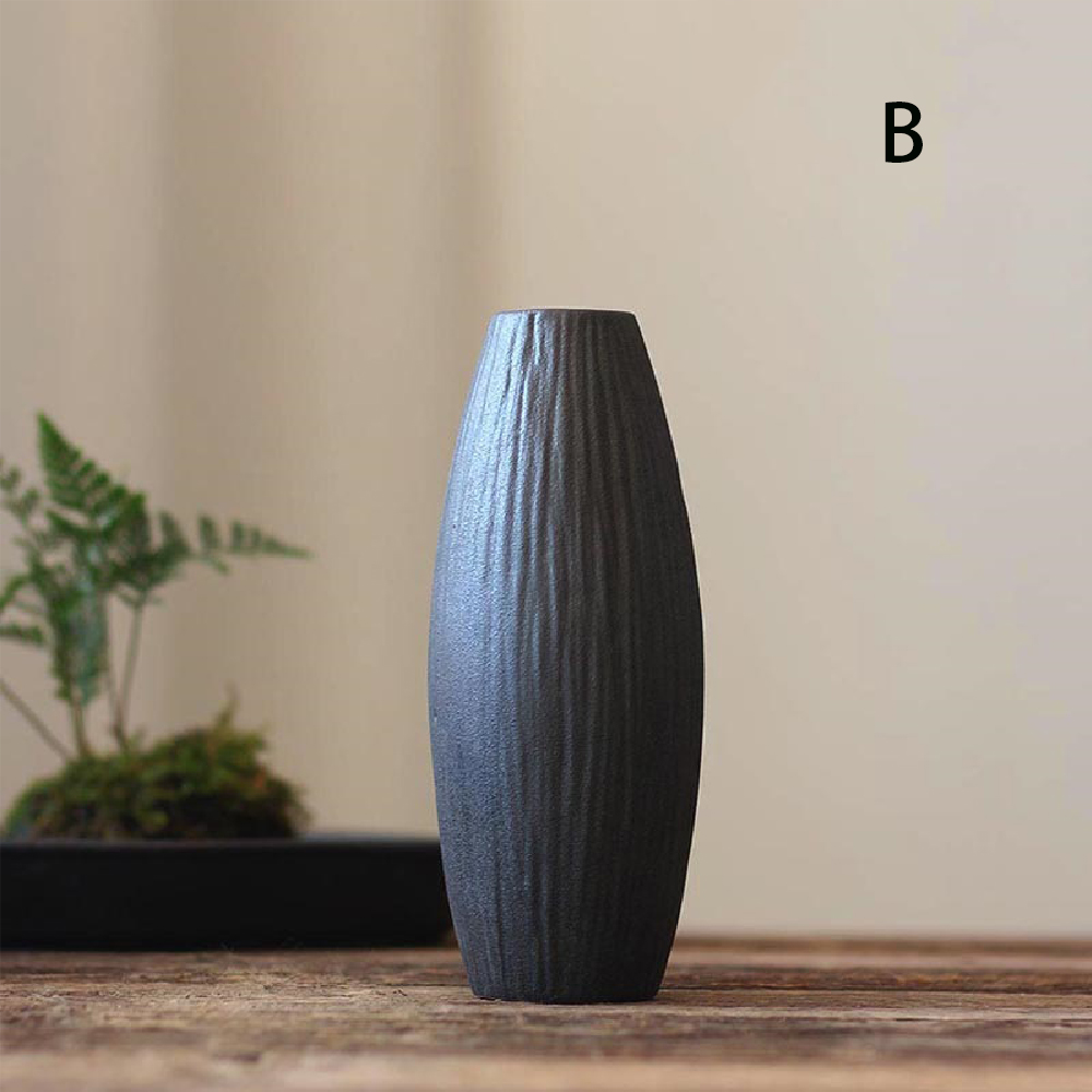 Décoration de vase en céramique Simple, décoration de table à manger de salon, petit vase de plante hydroponique: Violet