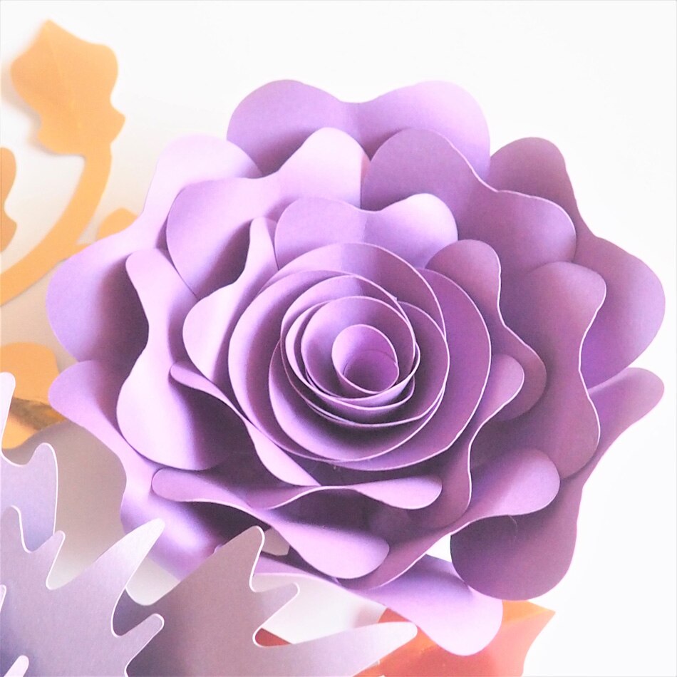 Handgemachte Karton Rose DIY Papier Blumen Blätter Set Für Hochzeit & Event Kulissen Dekorationen Kindergarten Wand Deco Video Tutorials