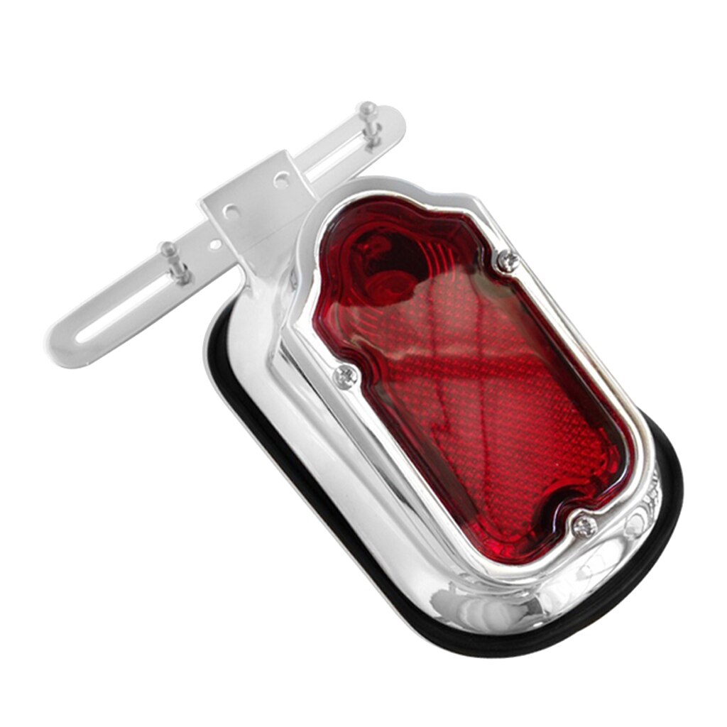 Aluminium Motorcycle Chrome Red Tombstone Brake Achterlicht Signaal Voor Harley