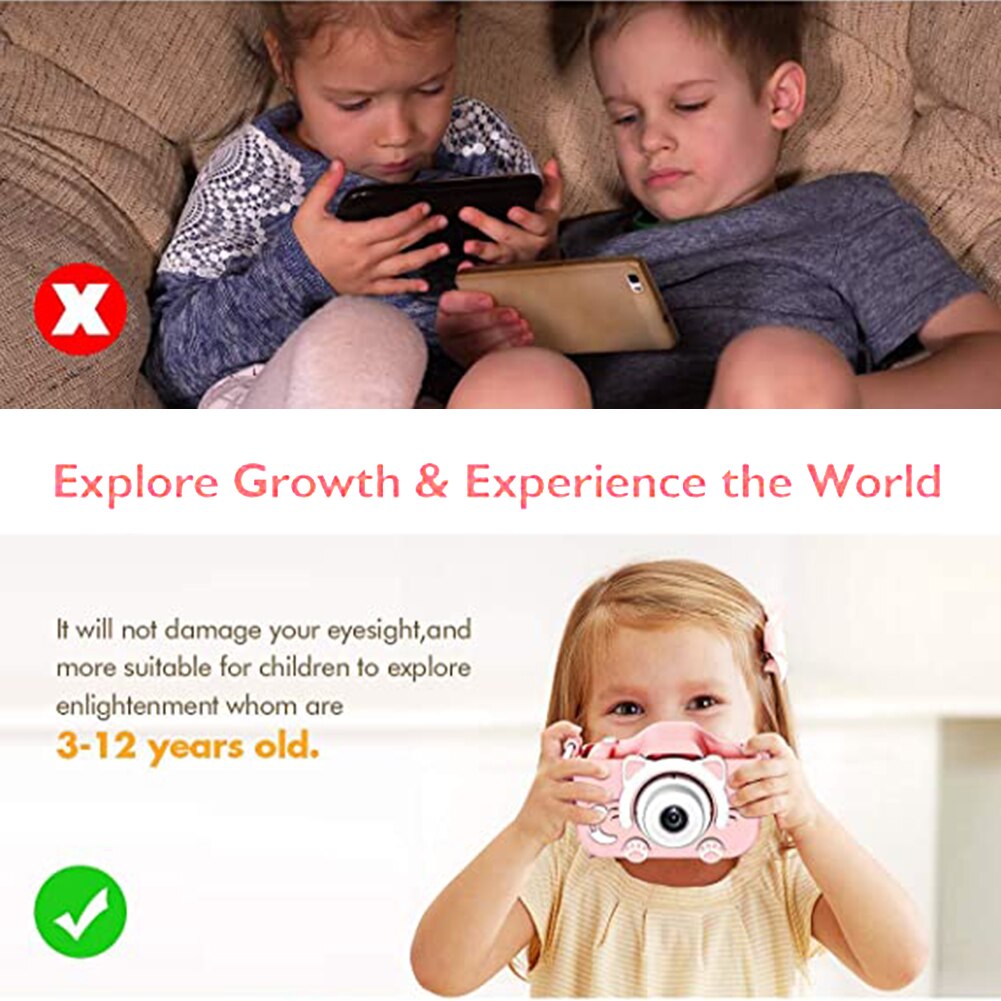 Mini Camera Kids Digitale Camera Cartoon Speelgoed Hd Camera Voor Kinderen Educatief Kinderen Camera Speelgoed Voor Jongen Meisje Beste Cadeau