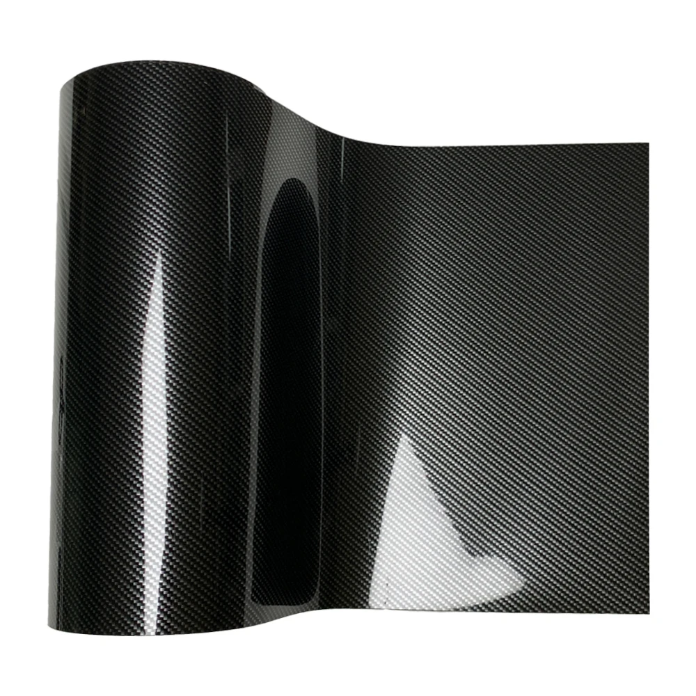 Película adhesiva de fibra de carbono 9D negra de alto brillo para coche, pegatinas de ajuste de carrocería, vinilo adhesivo para calcomanías de cubierta de coche y motocicleta: XXL