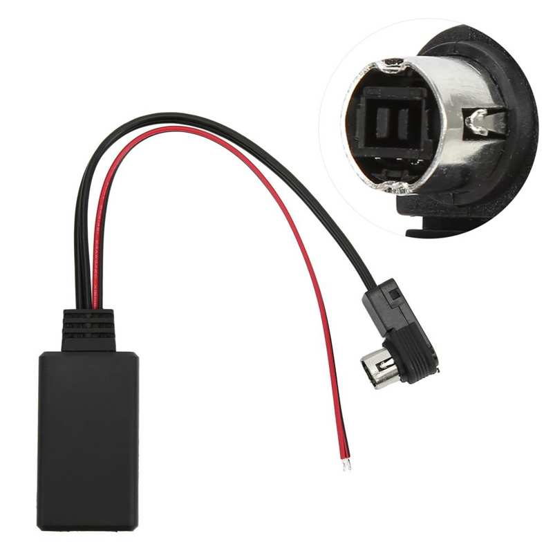 Bluetooth Module Aux Receiver ABS Audio Aux Adapter Cable Wear Resistant for Automotive