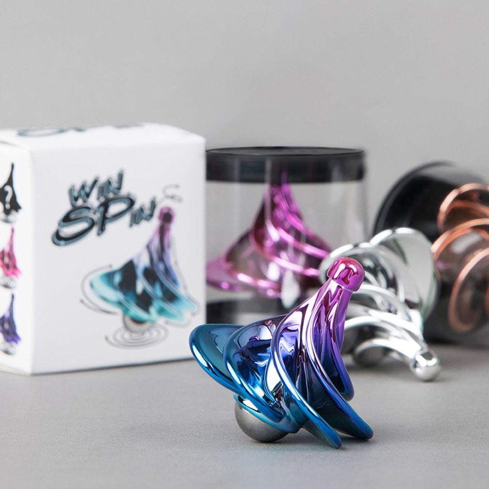 Toupie et doigt jouet roulant pour enfants vent coup tourner Fidget-Spinner éducatif pour les enfants