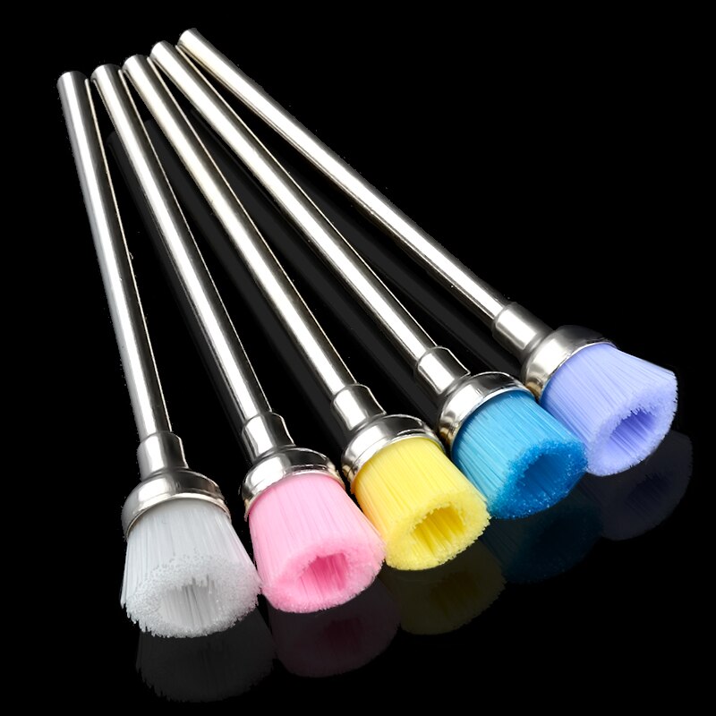 Elektrische nail boor borstel borstel elektrische slijpen hoofd keramische nozzle nail boor nagellak tip remover boor tool