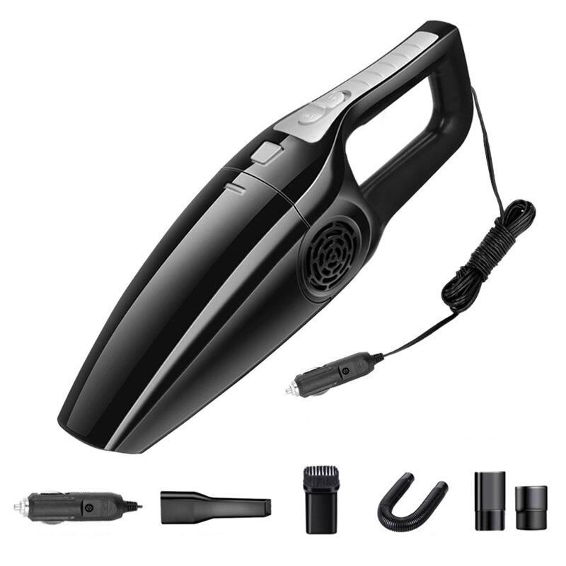 Car Vacuum Cleaner 12V 120W Suction Wet & Dry Use Wired Handheld Cord Portable Vacuum Auto Electrical Appliances Car Cleaner