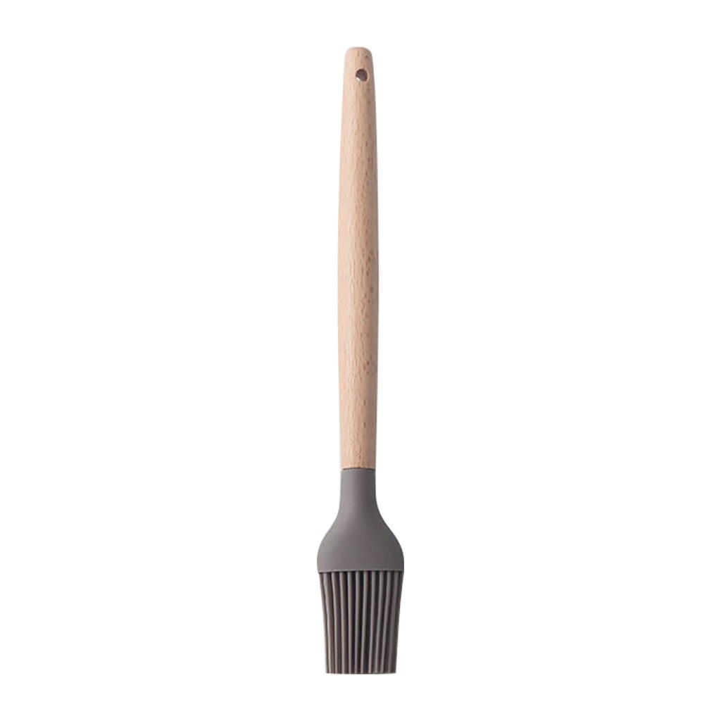 Wooden Silicone Kitchen Utensil Nonstick Utensils Cooking Ladle Turner Spatula Tong Cookware Baking Gadget Tool: B