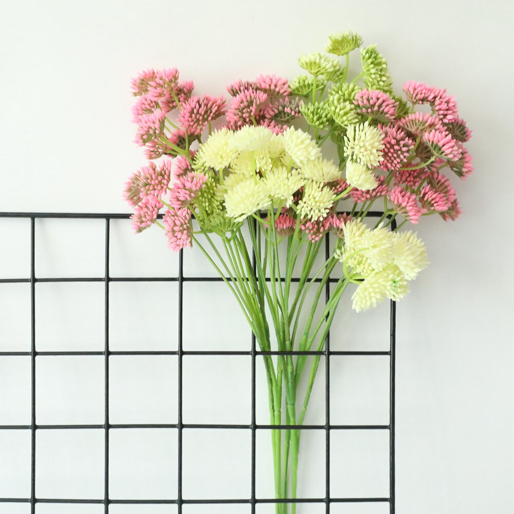 Artificial Dandelion Simulation Flower Home Wedding Bouquets Road Lead Flower Wall Mori Female Simulation Dandelion