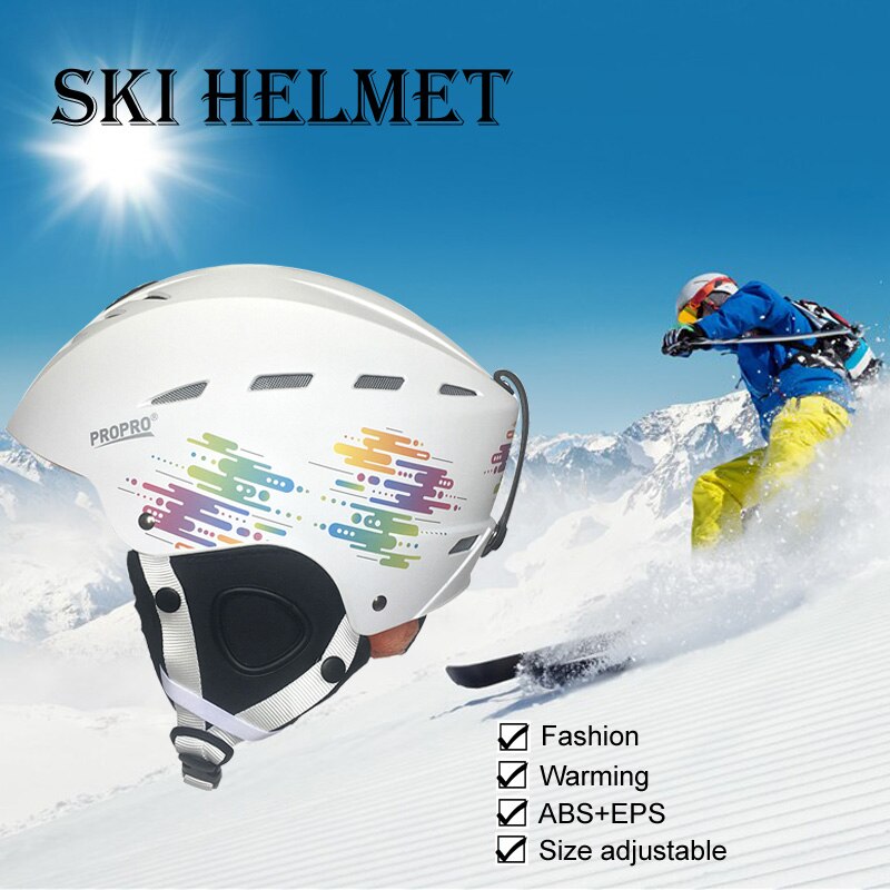 Neue Erwachsene Männer Frauen Integral- Geformten Ski Helm draussen-Sport Warme Einstellbare Sicherheits Schnee Skifahren Helm Snowboard Helm