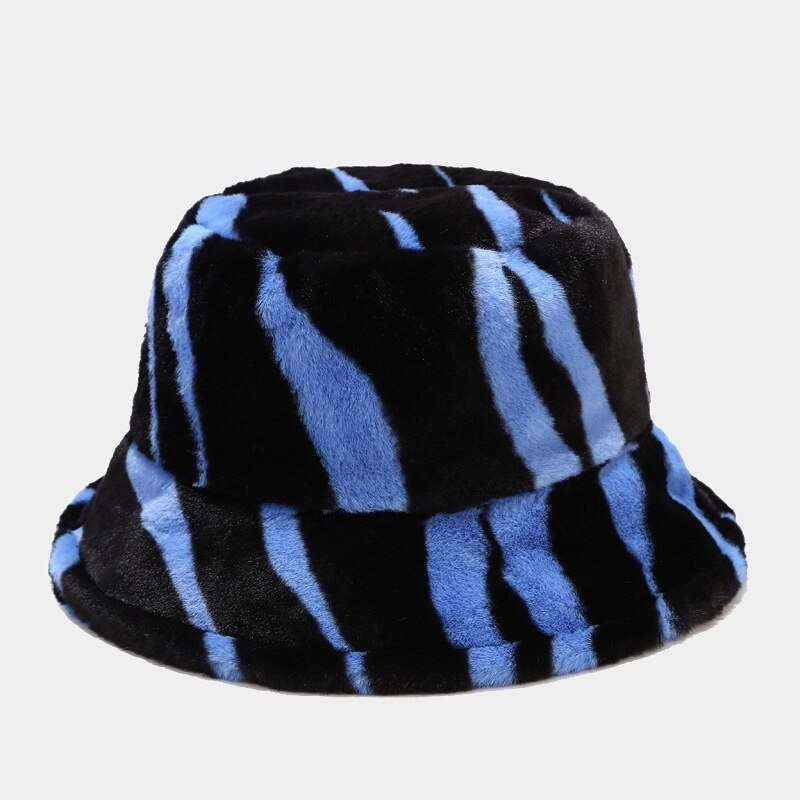 algodón patrón de cebra sombrero de cubo sombrero de pescador de viaje al aire libre sombrero para el sol gorra sombreros para hombres y mujeres 291