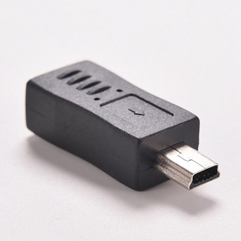 10 Uds. De adaptador Micro USB hembra a Mini USB macho 5P cargador Adaptador convertidor conector para Cables de teléfono PC
