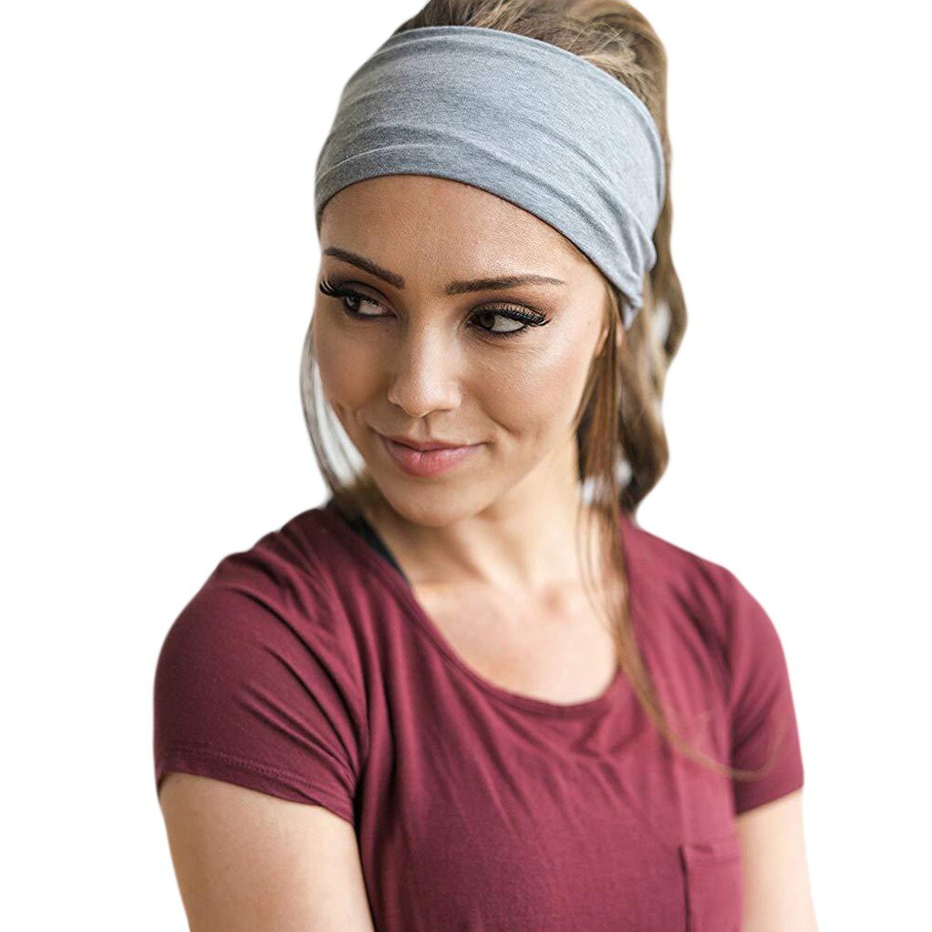 Unisex-stirnband, freizeit-, yoga-, tanz-, wildes kopftuch, schweißabsorbierendes sportstirnband, farbenfrohes unisex-sportstirnband