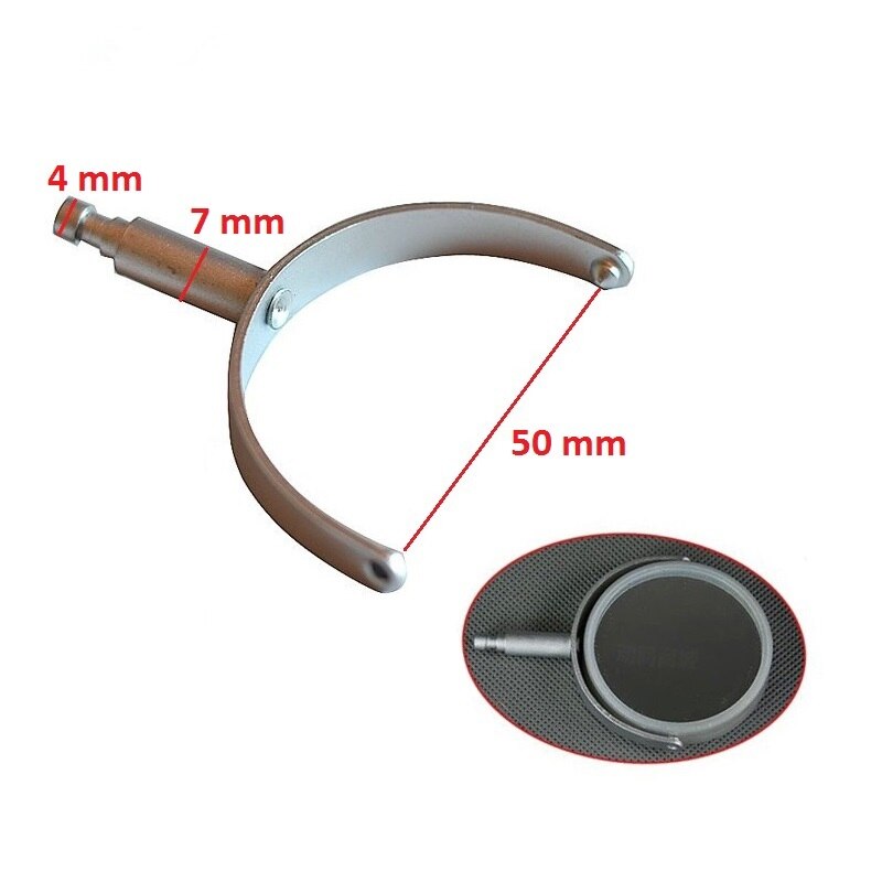 Biological Microscope Reflective Mirrors Plane Concave Reflector Reflex Mirror with Metal Bracket for XSP Series Microscope