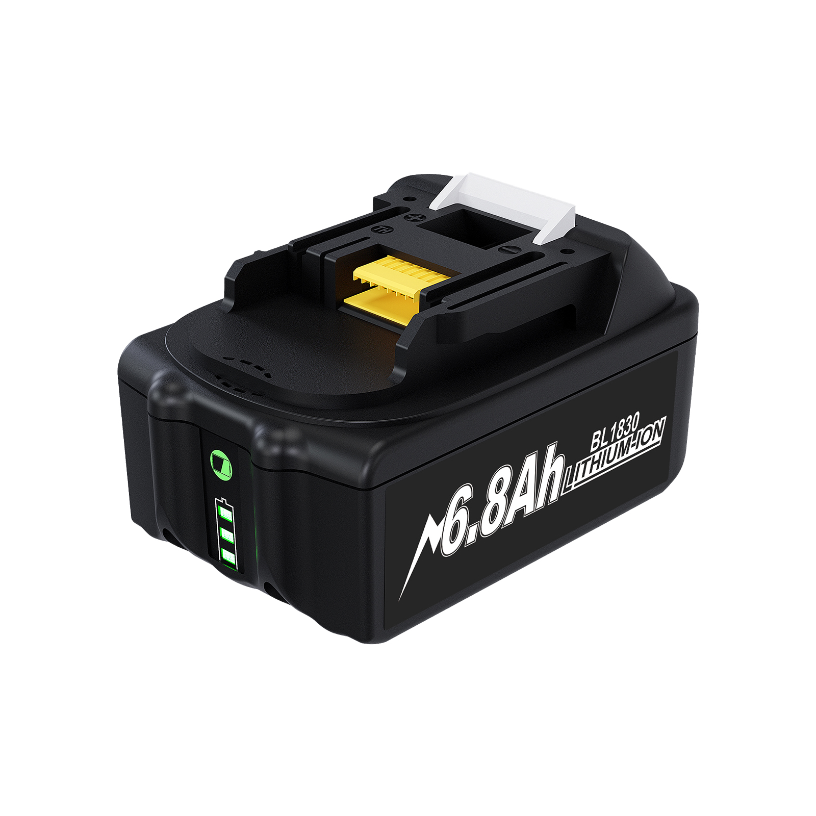 Für Makita 18 V Akku BL1830 BL1815 BL1860 BL1850 BL1840 Schraubendreher Akku & Ladegerät 18 V Ersatz-Akkus für Elektrowerkzeuge.: Gold
