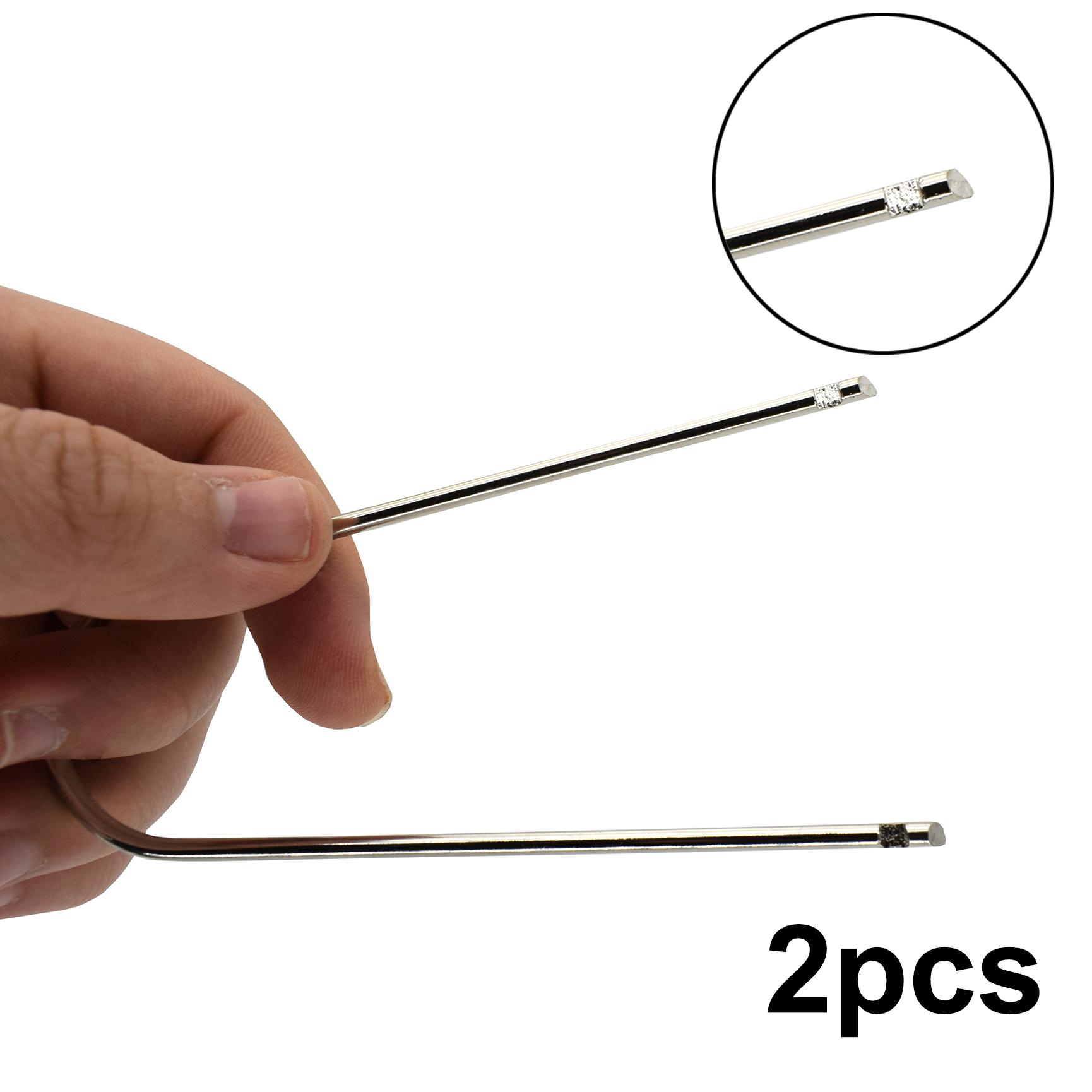 Llaves de extracción de Radio estéreo para coche, herramientas de cambio de desmontaje de CD de vehículo para Citroen C4, C5, Peugeot 206, accesorios en forma de U, 2 uds.
