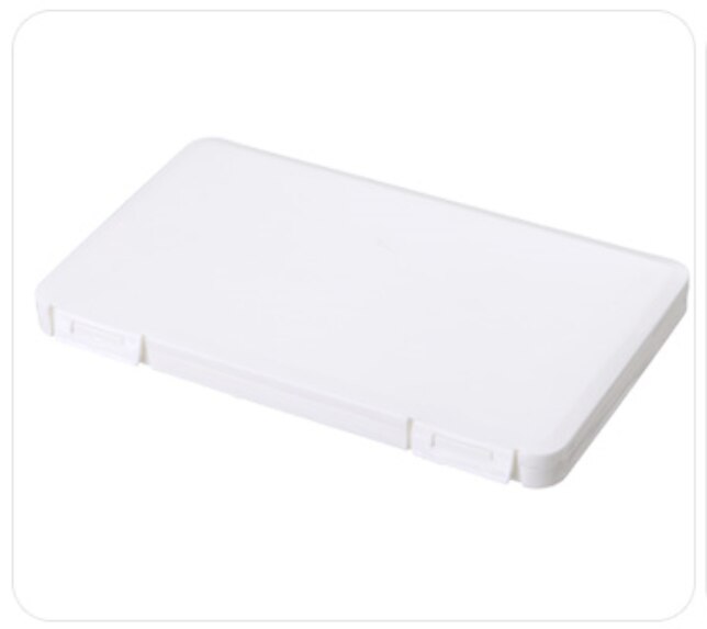 Bolsa portátil de almacenamiento de mascarillas, caja de almacenamiento de mascarillas antipolvo para la prevención de la contam: BLANCO