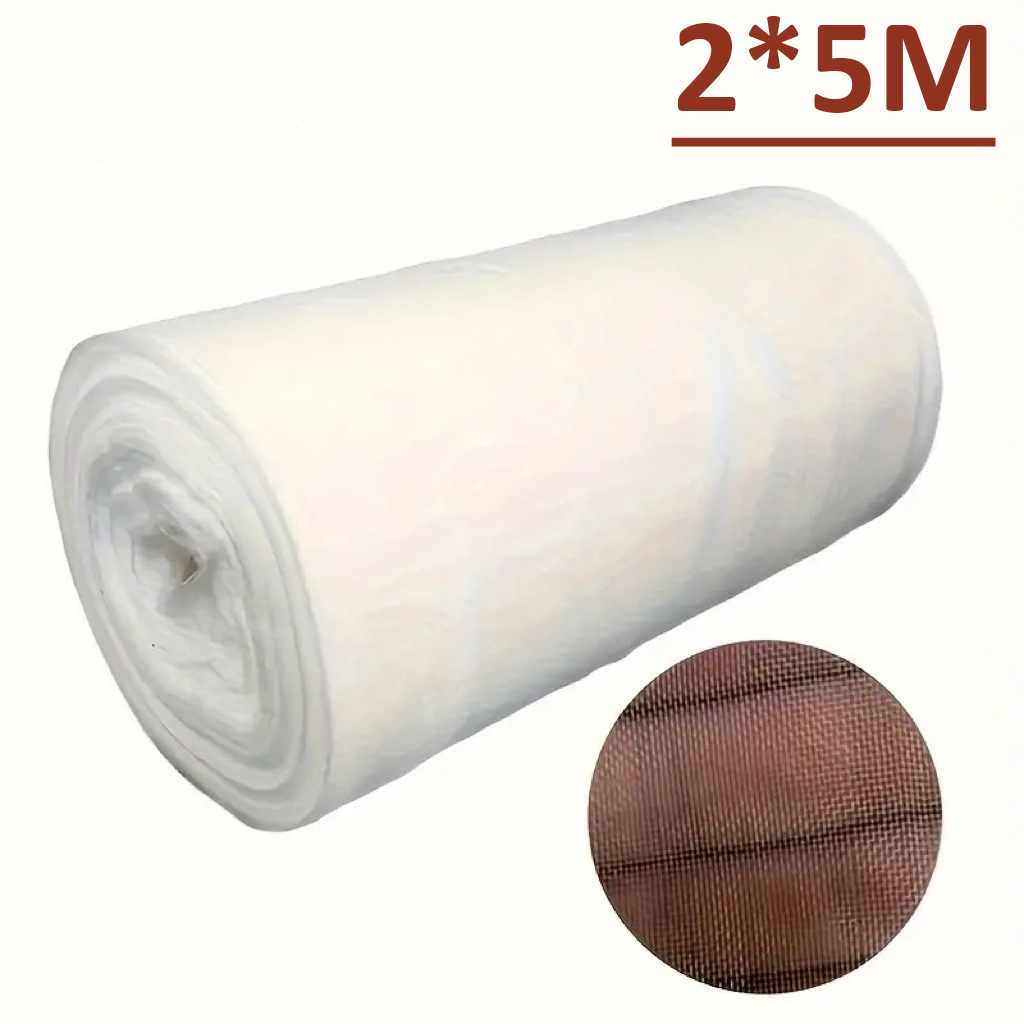 Hagenett skjermnett plante insekt gjenbrukbart netting 60 mesh hagestell beskyttelsesnett 2 x 5/10m og 3 x 5/10m: Beige