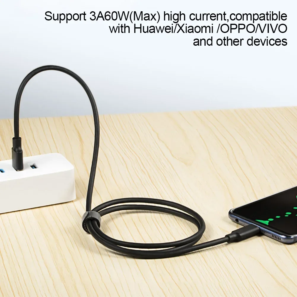 Snel opladen USB3.2 10Gbps kabel USB Type A naar USB C 3.1/3.2 Gen2 kabel Gegevensoverdracht USB C SSD harde schijf kabel 3A 60W QC 3.0