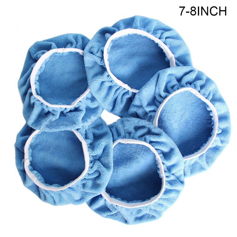 5 pièces voiture polisseuse Bonnet cireuse ensemble de tampons applicateur sans rayures pour Auto Automobile polyvalent propre entretien: 2