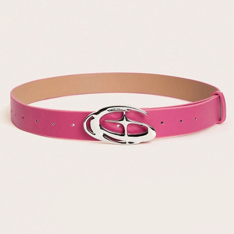 Corrente cintura fina simples fivela redonda para mulheres casual usar cinto decorativo cinto magro vestido jóias
