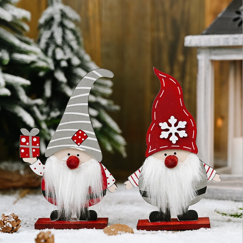 neue Weihnachten Holz Dekoration Anhänger Elch Weihnachten Baum Ornament Neue Jahr Weihnachten für Kinder