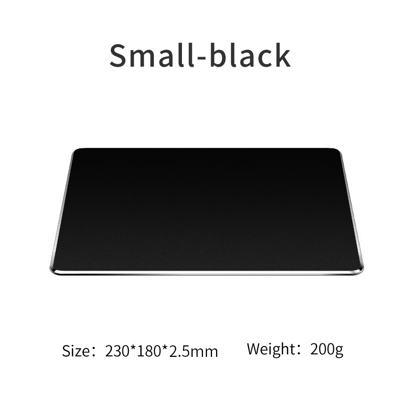 Tapis de souris en alliage d'aluminium, antidérapant, Ultra-fin, résistant à l'usure et aux rayures: Bleu marine