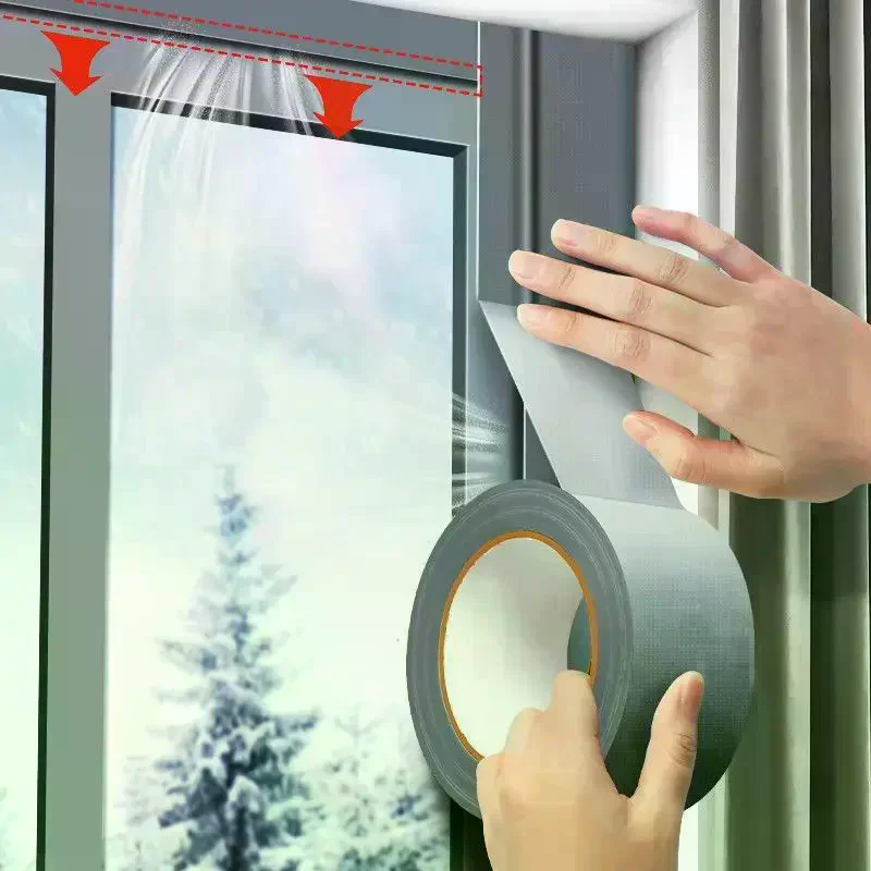 Window Sealing Tape Waterproof Leak Proof High Viscosity Leaves No Residue Thickened Tape With Super Strong Adhesion