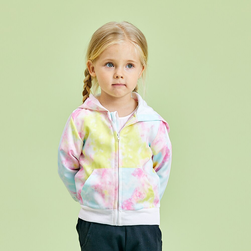 PatPat Spring and Autumn Baby / Toddler Girl Multi Color Hooded Jacket