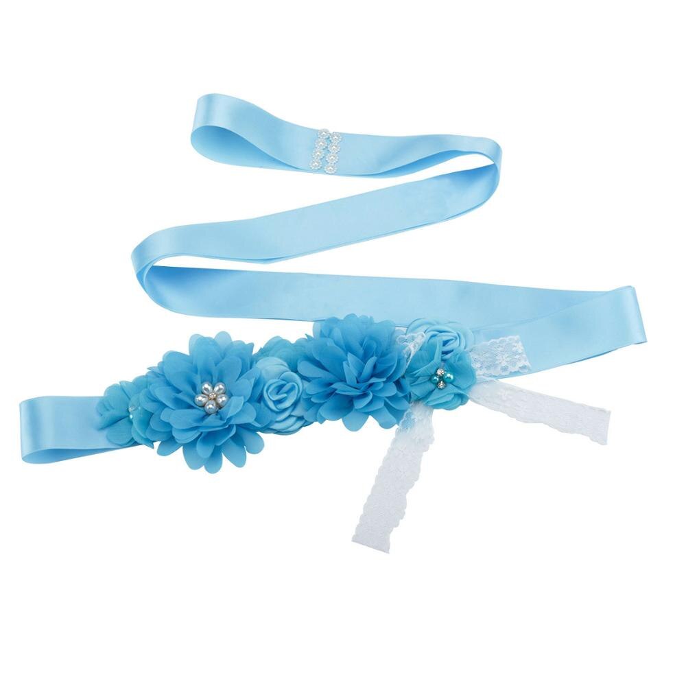 ruban de soie fleur mariée ceintures femme ceinture ceintures en mousseline de soie fleur dentelle nœud papillon accessoires de mariage longue robe